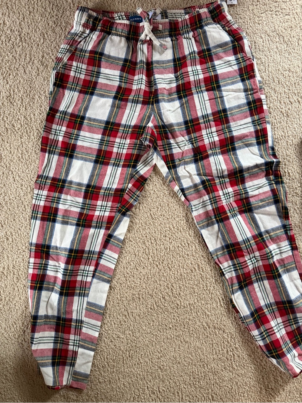 Old Navy men’s flannel holiday pajama bottoms